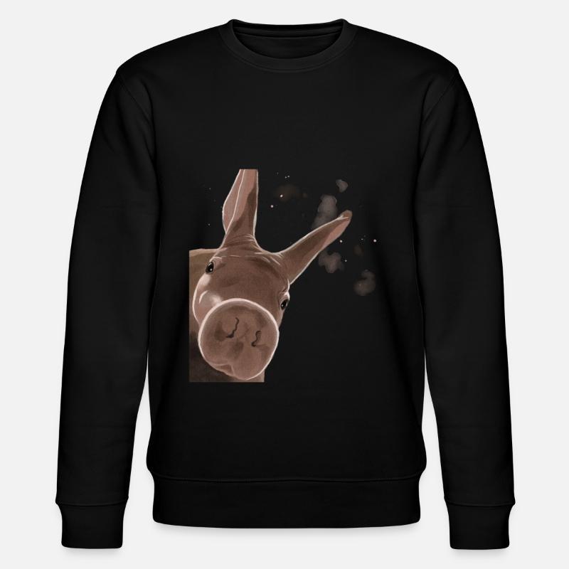Curious Aardvark - Stanley/Stella CHANGER Unisex Organic Sweatshirt - black