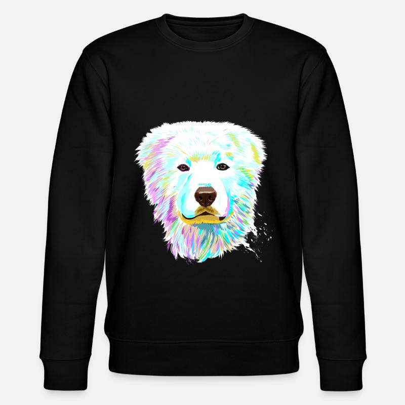 Splash MaremmenAbruzzen Chien berger - Sweat bio CHANGER Stanley/Stella Unisexe - noir
