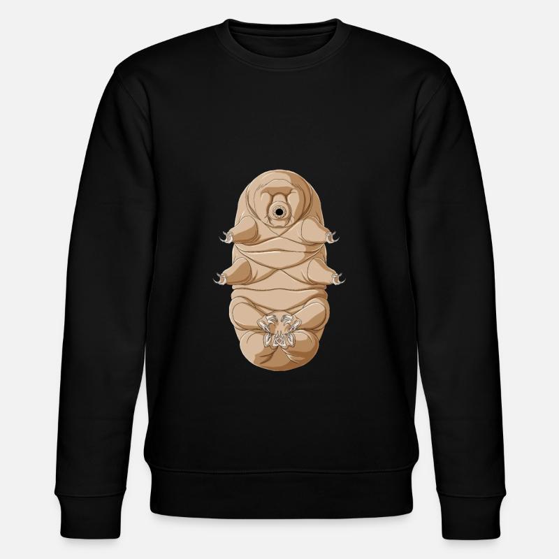 Meditierendes Bärtierchen - Stanley/Stella Unisex Bio-Sweatshirt CHANGER  - Schwarz