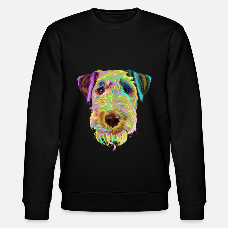 Splash Welsh Terrier chien - Sweat bio CHANGER Stanley/Stella Unisexe - noir