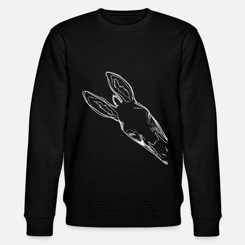 Curious Donkey - Stanley/Stella CHANGER Unisex Organic Sweatshirt - black