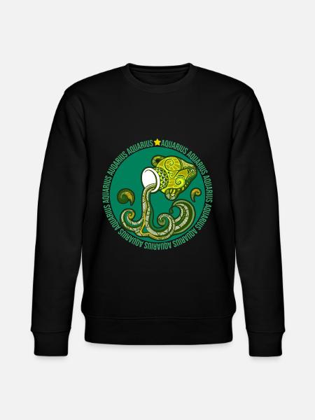 Aquarius - Stanley/Stella CHANGER Unisex Organic Sweatshirt - black