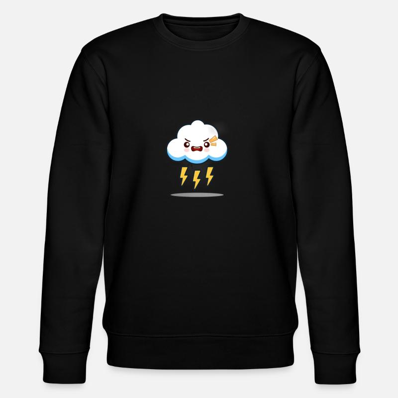 Rays eine andere Wolke! - Stanley/Stella Unisex Bio-Sweatshirt CHANGER  - Schwarz