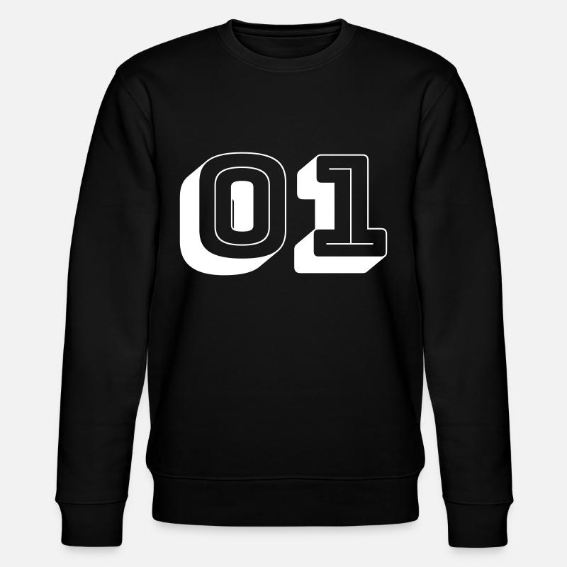01 - Numéro - Équipe - Sweat bio CHANGER Stanley/Stella Unisexe - noir