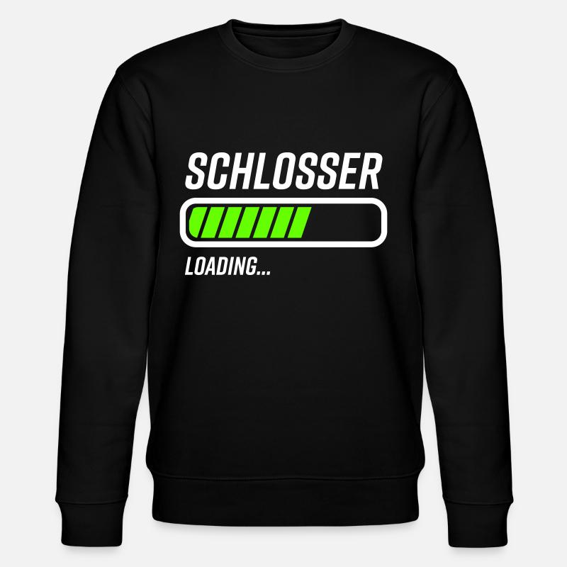 Schlosser Loading Ladebalken - Stanley/Stella Unisex Bio-Sweatshirt CHANGER  - Schwarz