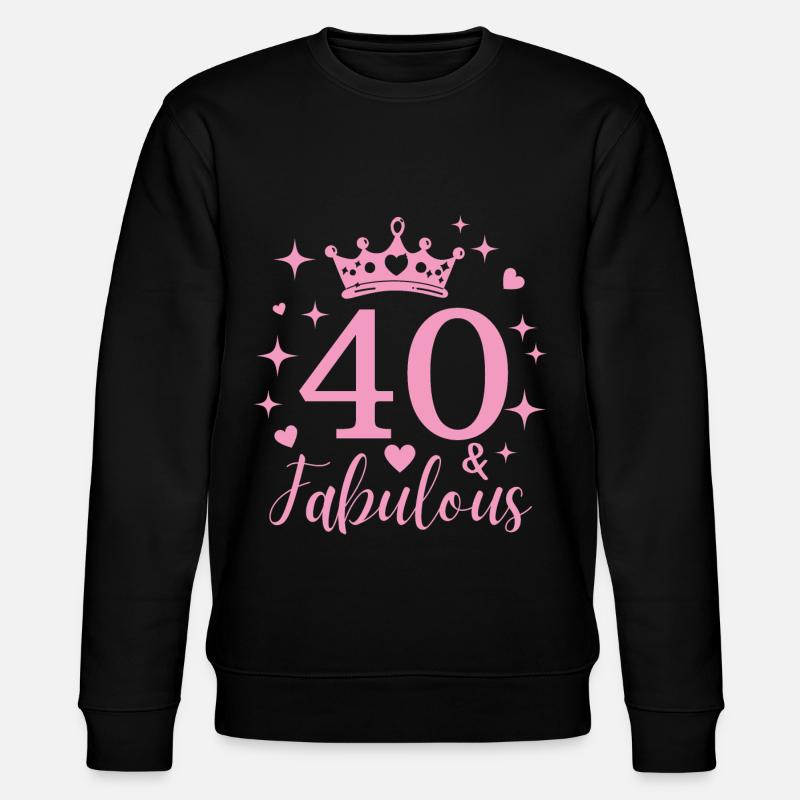 Fabuleux 40. 40e anniversaire - Sweat bio CHANGER Stanley/Stella Unisexe - noir