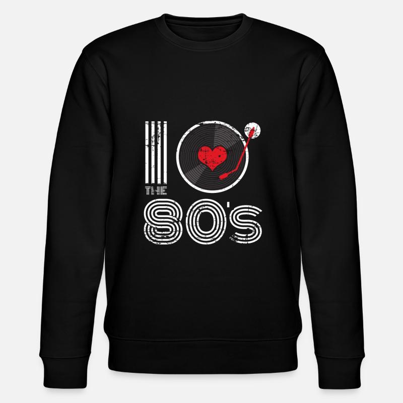 Vinyle cadeau oldschool - Sweat bio CHANGER Stanley/Stella Unisexe - noir
