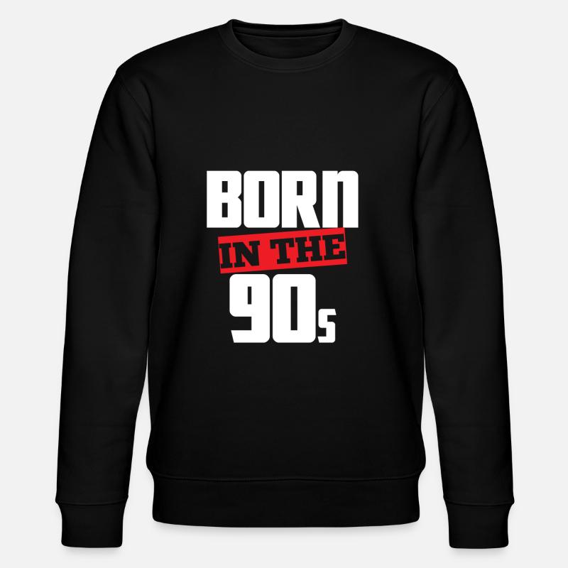 90s - Stanley/Stella CHANGER Unisex Organic Sweatshirt - black