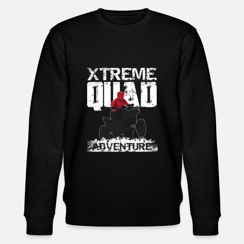 Extreme Quad - Stanley/Stella Unisex Bio-Sweatshirt CHANGER  - Schwarz