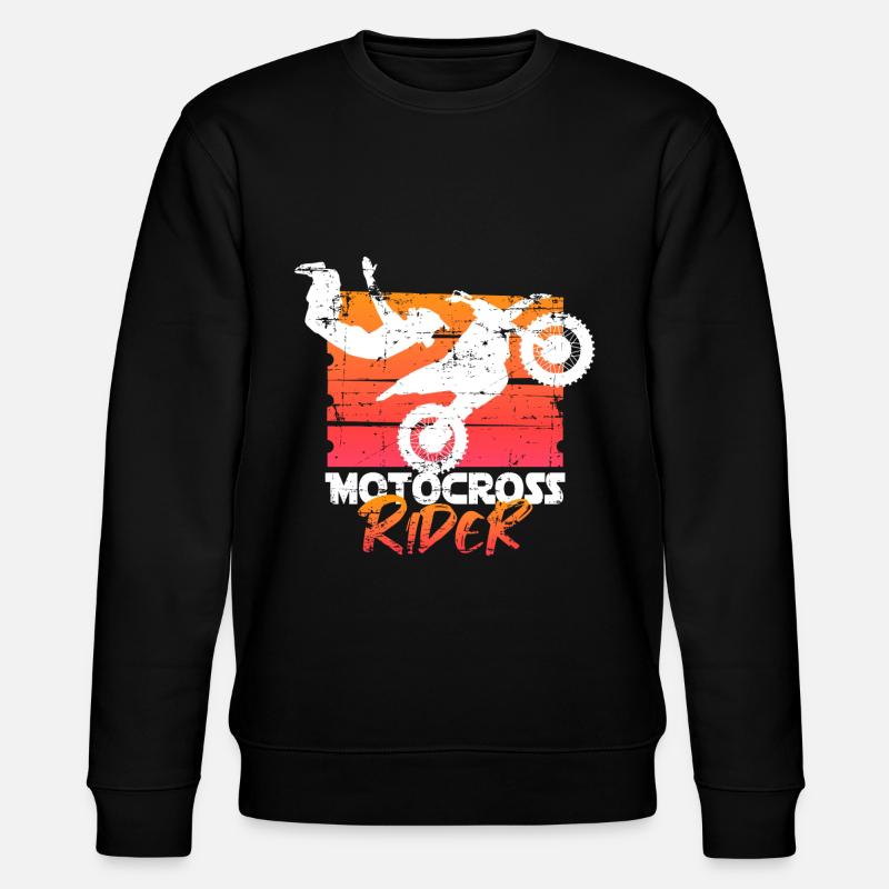 Motocross - Stanley/Stella Unisex Bio-Sweatshirt CHANGER - Schwarz