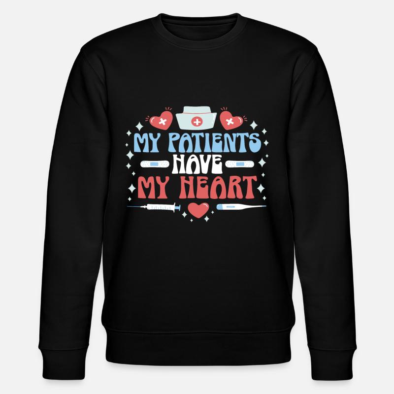 Saint-Valentin 14 février Soins infirmiers - Sweat bio CHANGER Stanley/Stella Unisexe - noir
