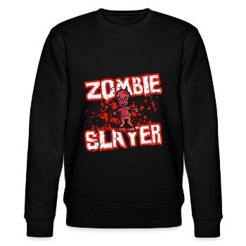 Zombie - Sweat bio CHANGER Stanley/Stella Unisexe - noir - Devant - Nik (191cm) & Marisol (170cm)