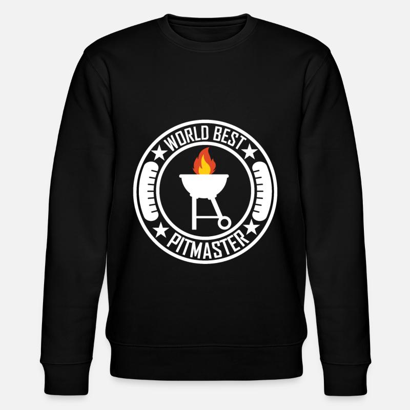 BBQ Grill Pitmaster - Stanley/Stella CHANGER Unisex Organic Sweatshirt - black