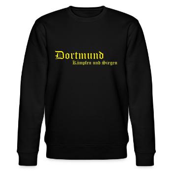 Dortmund - Stanley/Stella Unisex Bio-Sweatshirt CHANGER  - Schwarz - Vorne - Nik (191cm) & Marisol (170cm)