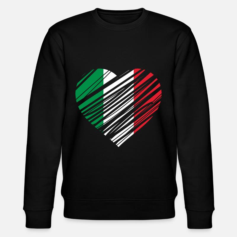 Coeur d'Italie - Sweat bio CHANGER Stanley/Stella Unisexe - noir