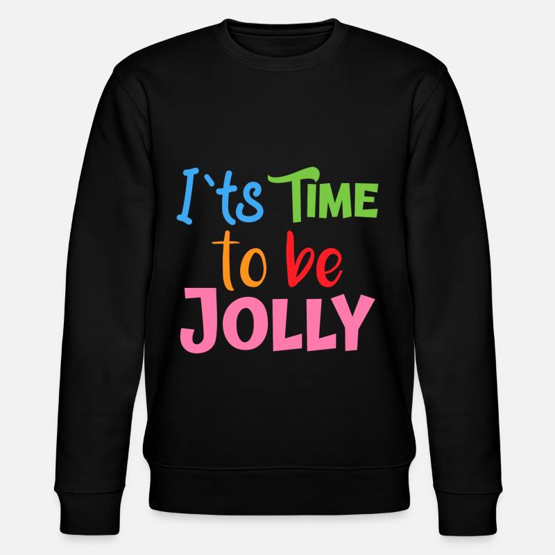 Jollys Zeit - Stanley/Stella Unisex Bio-Sweatshirt CHANGER - Schwarz