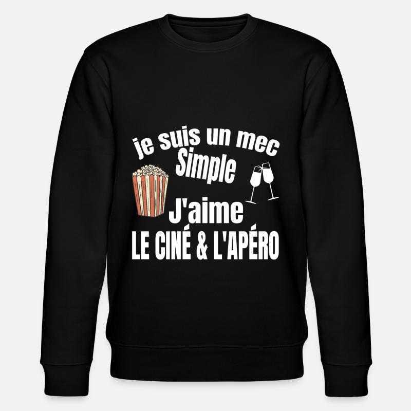ciné et apéro - Sweat bio CHANGER Stanley/Stella Unisexe - noir