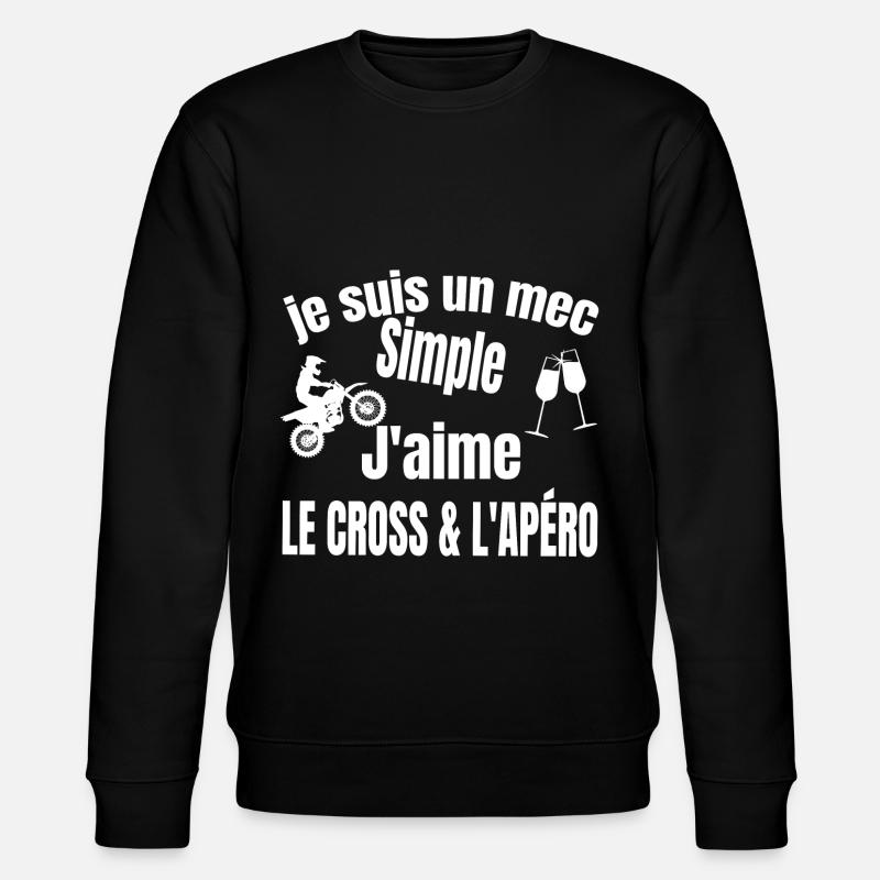 cross et apéro - Sweat bio CHANGER Stanley/Stella Unisexe - noir