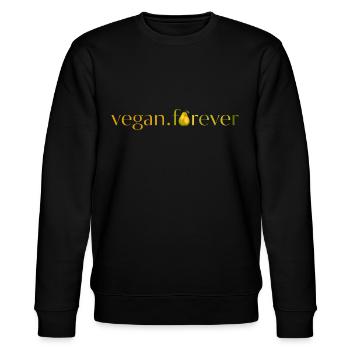 Vegan forever pear - Sweat bio CHANGER Stanley/Stella Unisexe - noir - Devant - Nik (191cm) & Marisol (170cm)