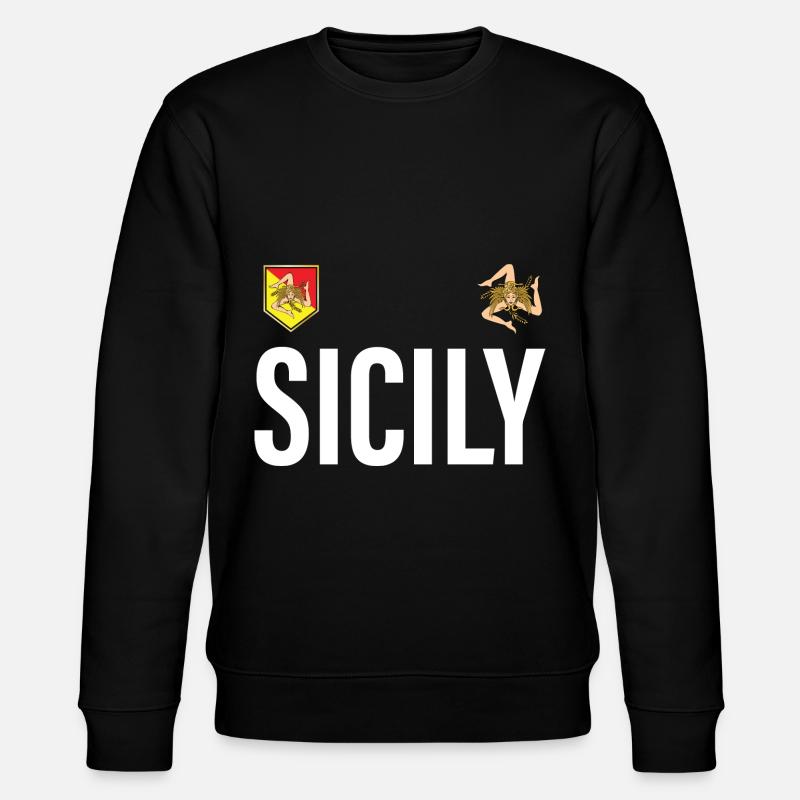 Sicily Jersey 01 - Stanley/Stella CHANGER Unisex Organic Sweatshirt - black