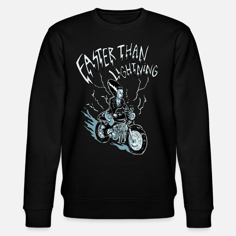 faster than lightning - Stanley/Stella Unisex Bio-Sweatshirt CHANGER - Schwarz