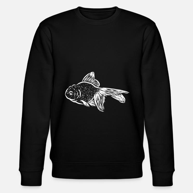 Fisch - Stanley/Stella Unisex Bio-Sweatshirt CHANGER  - Schwarz