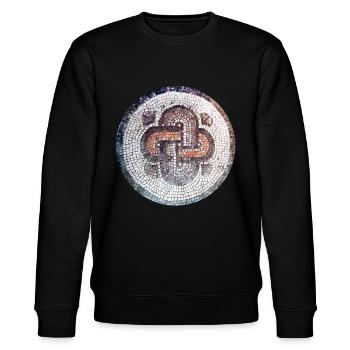 The Knot of Solomon - Stanley/Stella CHANGER Unisex Organic Sweatshirt - black - Front - Nik (191cm) & Marisol (170cm)