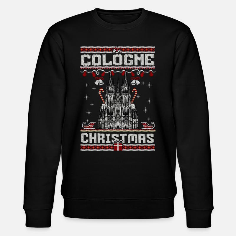 Cologne Köln Kölle Pull de Noël - Sweat bio CHANGER Stanley/Stella Unisexe - noir