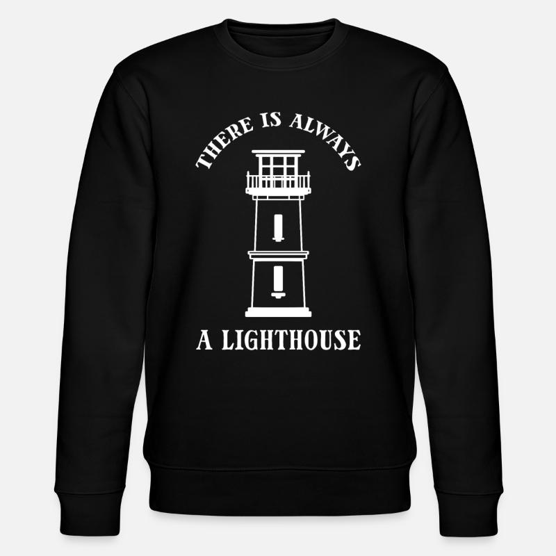 Leuchtturm am Meer Leuchtturmtechniker - Stanley/Stella Unisex Bio-Sweatshirt CHANGER  - Schwarz