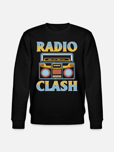 Radio Clash Funker - Stanley/Stella Unisex Bio-Sweatshirt CHANGER  - Schwarz