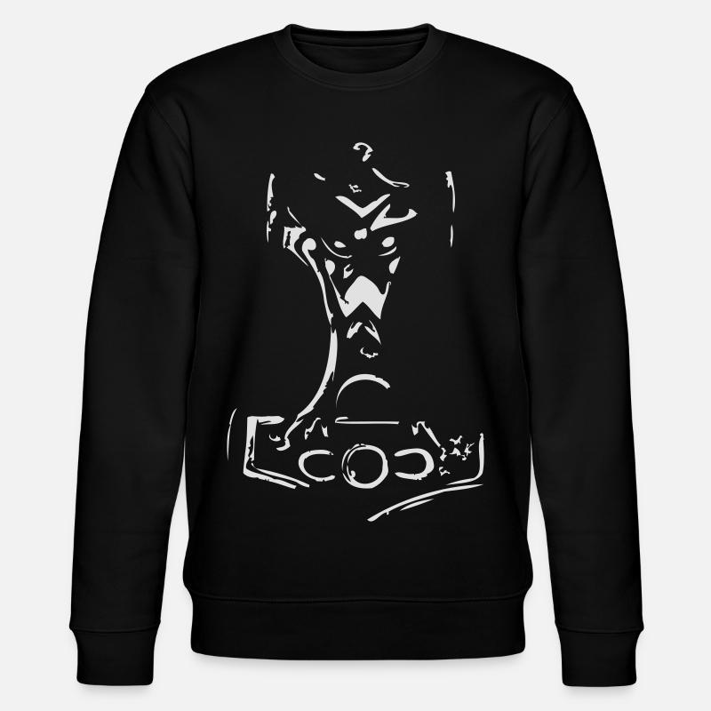 Thor's Hammer - Stanley/Stella CHANGER Unisex Organic Sweatshirt - black