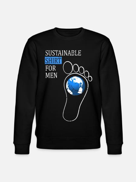 Sustainable shirt for men - Stanley/Stella CHANGER Unisex Organic Sweatshirt - black