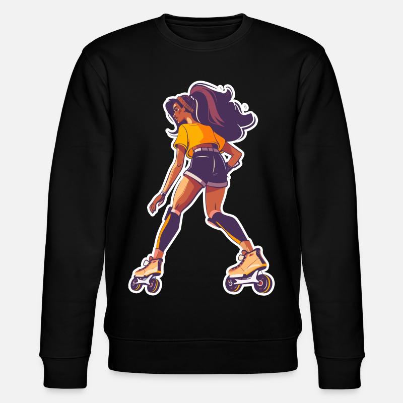 Roller skater - Stanley/Stella CHANGER Unisex Organic Sweatshirt - black