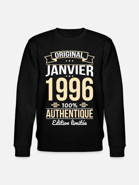 30th Anniversary - Original - January 1996 - Stanley/Stella CHANGER Unisex Organic Sweatshirt - black