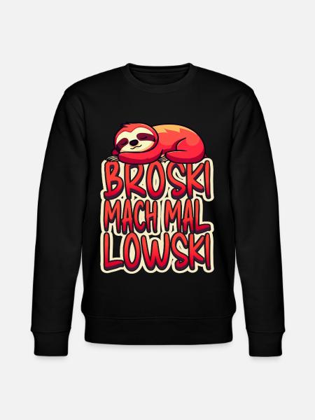 Broski Do Lowski - Stanley/Stella CHANGER Unisex Organic Sweatshirt - black