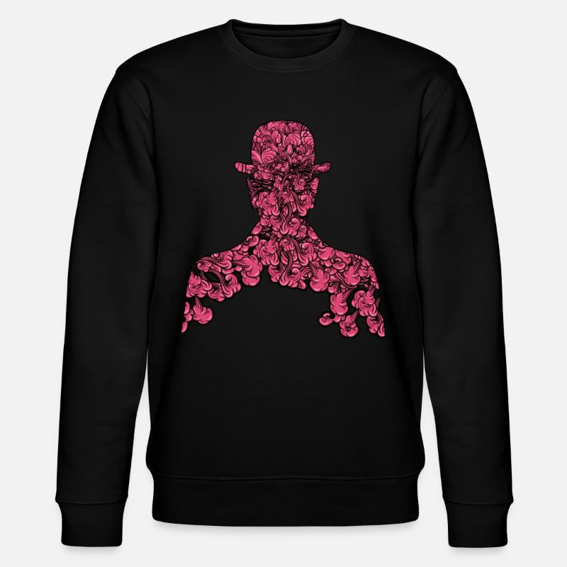 Vierter Menschensohn - Stanley/Stella Unisex Bio-Sweatshirt CHANGER - Schwarz