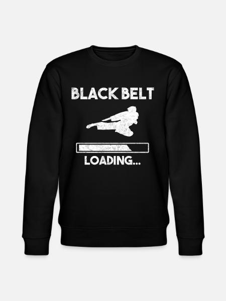 Blackbelt Loading Taekwondo - Stanley/Stella Unisex Bio-Sweatshirt CHANGER  - Schwarz
