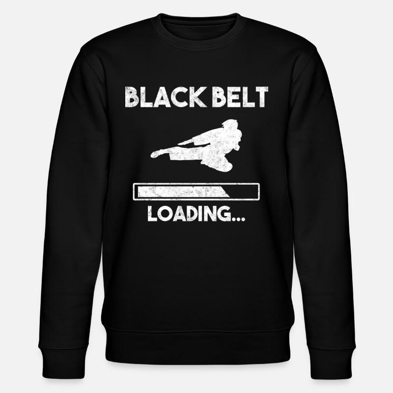 Blackbelt Loading Taekwondo - Stanley/Stella Unisex Bio-Sweatshirt CHANGER  - Schwarz