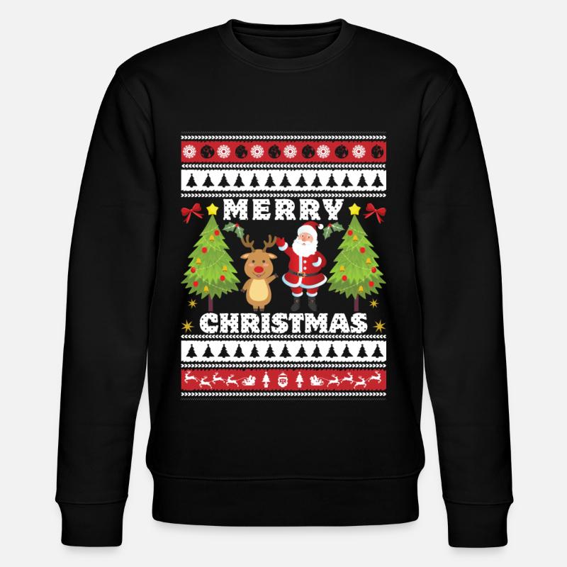 Joyeux Noël Joyeux Noël - Sweat bio CHANGER Stanley/Stella Unisexe - noir