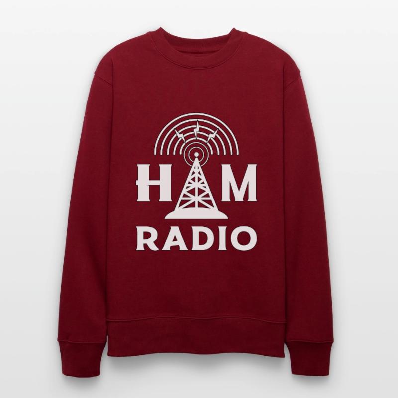 Radio HAM Operator Amateurfunk Antenne Geschenk Stanley/Stella Unisex Bio-Sweatshirt CHANGER 