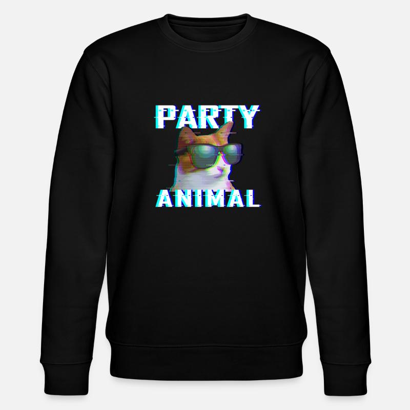 EDM Rave Electro Dubstep Hardstyle - Stanley/Stella CHANGER Unisex Organic Sweatshirt - black