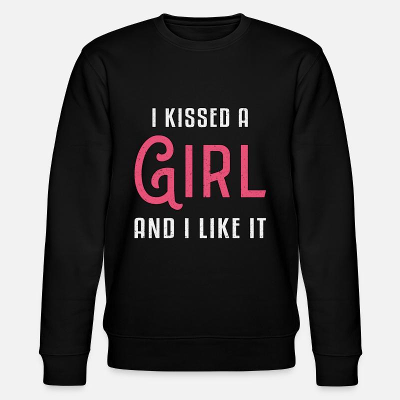 Lesbian LGBT Rainbow Gift - Stanley/Stella CHANGER Unisex Organic Sweatshirt - black