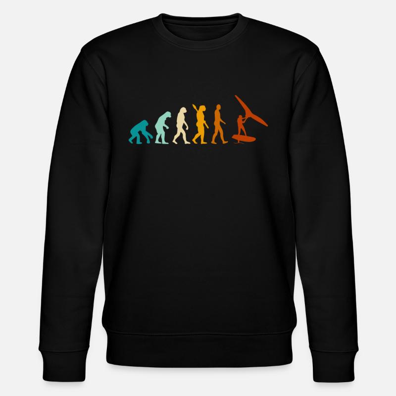 Efoil Electric Hydrofoil Surfboard Evolution Wingf - Stanley/Stella økologisk unisex-sweatshirt CHANGER  - sort