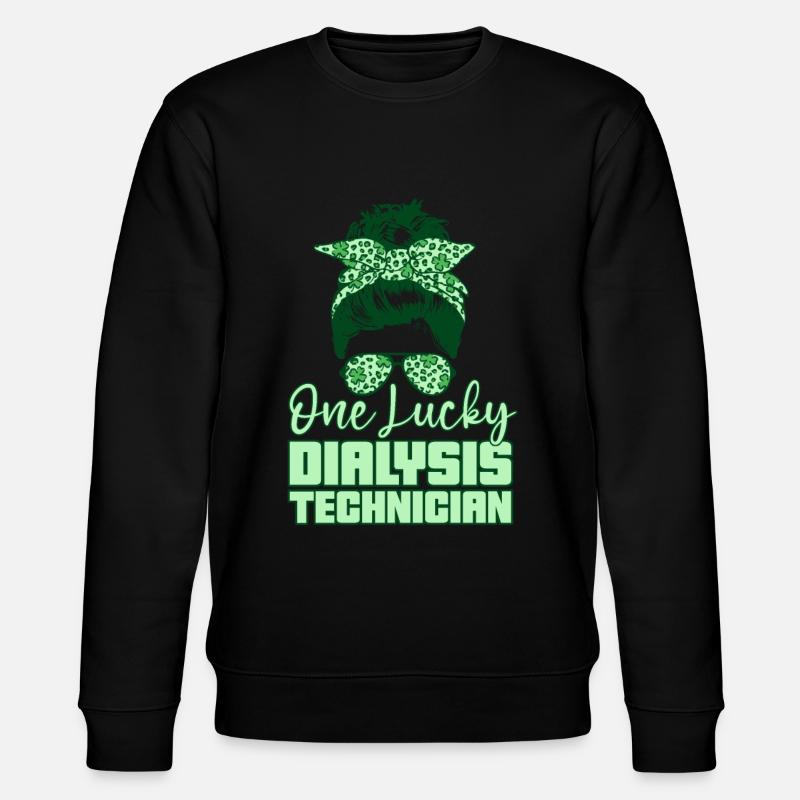 Dialysis Technician Nephrology Dialysis Gift - Stanley/Stella CHANGER Unisex Organic Sweatshirt - black