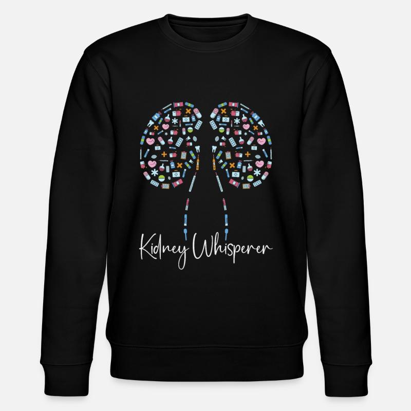Dialysetechniker Nephrologie Dialyse Cool Geschenk - Stanley/Stella Unisex Bio-Sweatshirt CHANGER  - Schwarz
