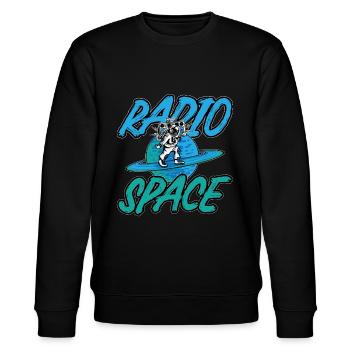 Astronomie Music Lover Radio Space Stars Universe - Sweat bio CHANGER Stanley/Stella Unisexe - noir - Devant - Nik (191cm) & Marisol (170cm)
