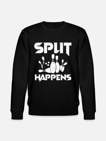 Bowling Smashing Pins - Split - Sweat bio CHANGER Stanley/Stella Unisexe - noir