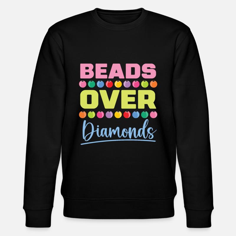 Perles Perles sur diamants Perles Bijoux Perles - Sweat bio CHANGER Stanley/Stella Unisexe - noir