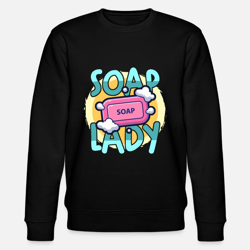 Soapmaking Soap Lady Handicrafts Saponifications - Stanley/Stella CHANGER Unisex Organic Sweatshirt - black