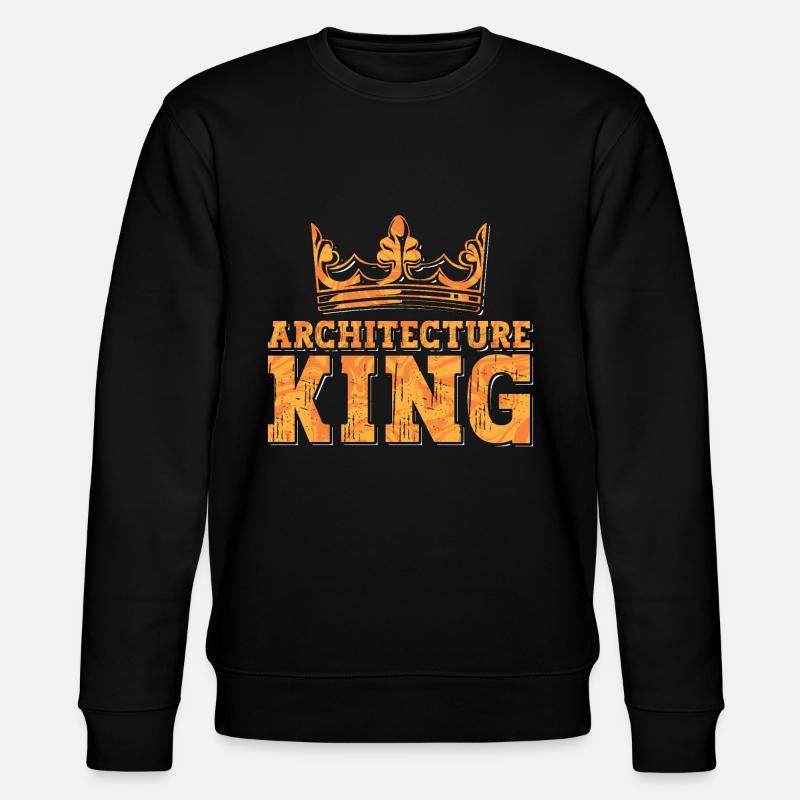 Architecture King Architectural Builder Architects - Stanley/Stella Unisex Bio-Sweatshirt CHANGER  - Schwarz